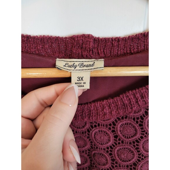 Lucky Brand Womens Plus Size Sweater Size 3X - Picture 3 of 6